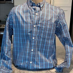 Men’s cotton long sleeve button down shirt